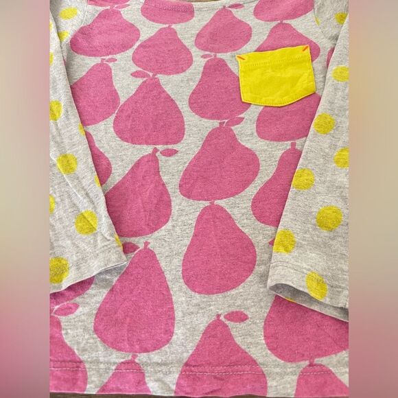 Mini Boden Size 2-3T Pear Long Sleeve Top - Picture 3 of 6